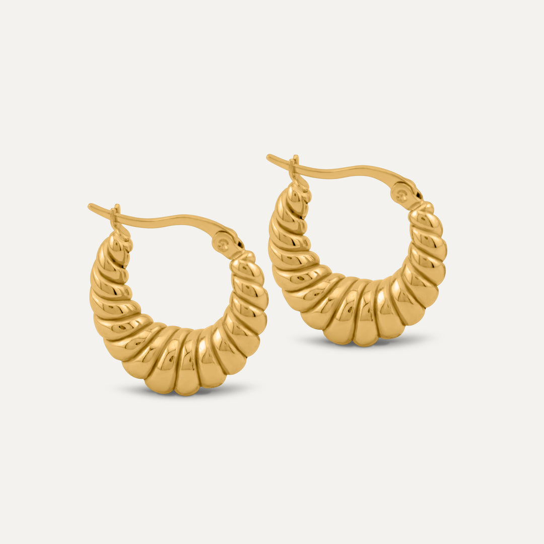 Twisted Øreringe (Guld)