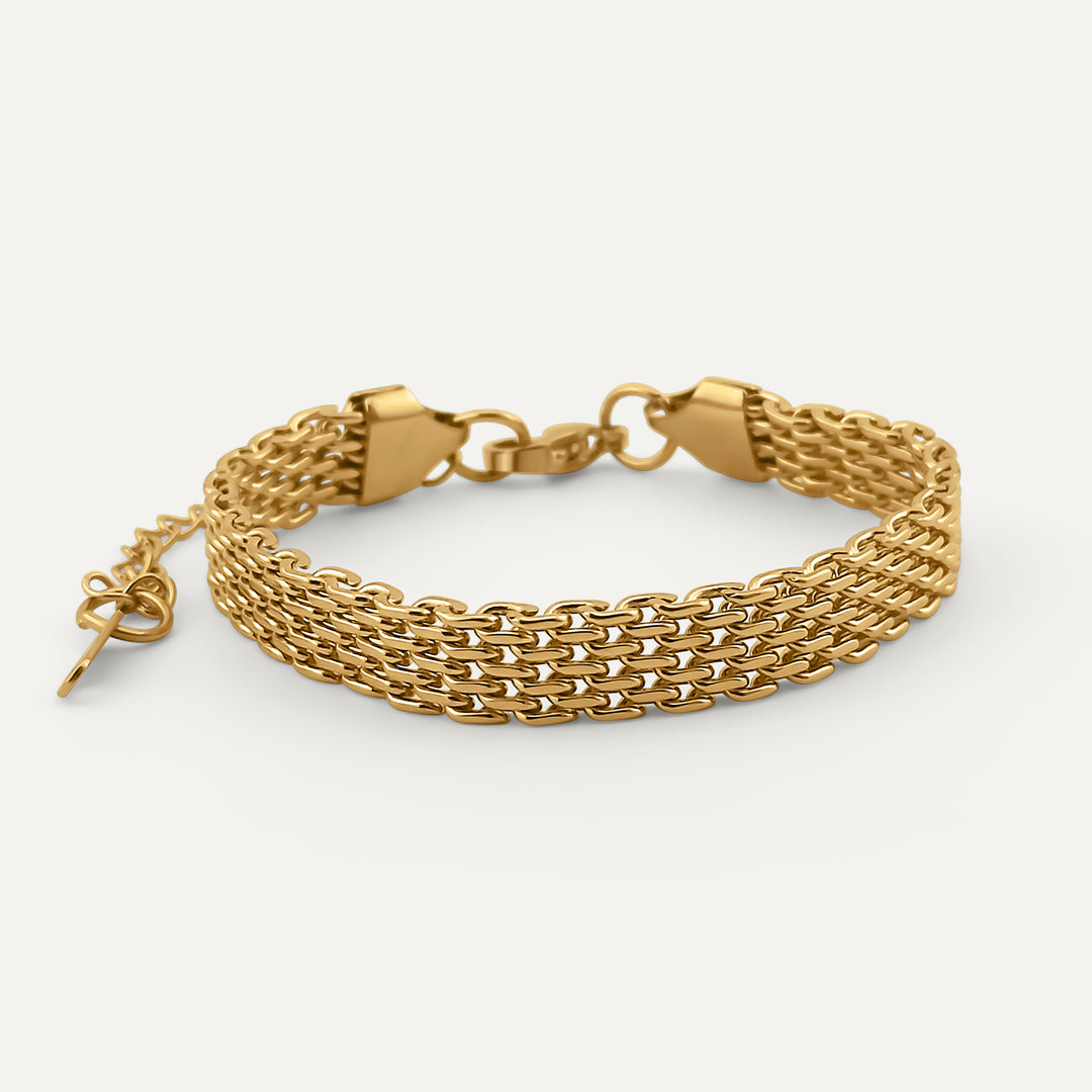Milanese Armbånd (Guld)