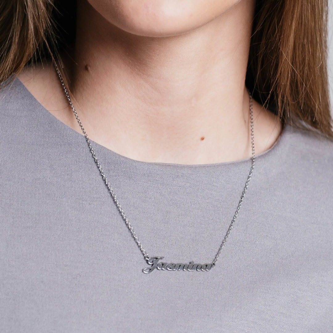 Klassisk Navnehalskæde (Sølv) AMANTÉ COPENHAGEN