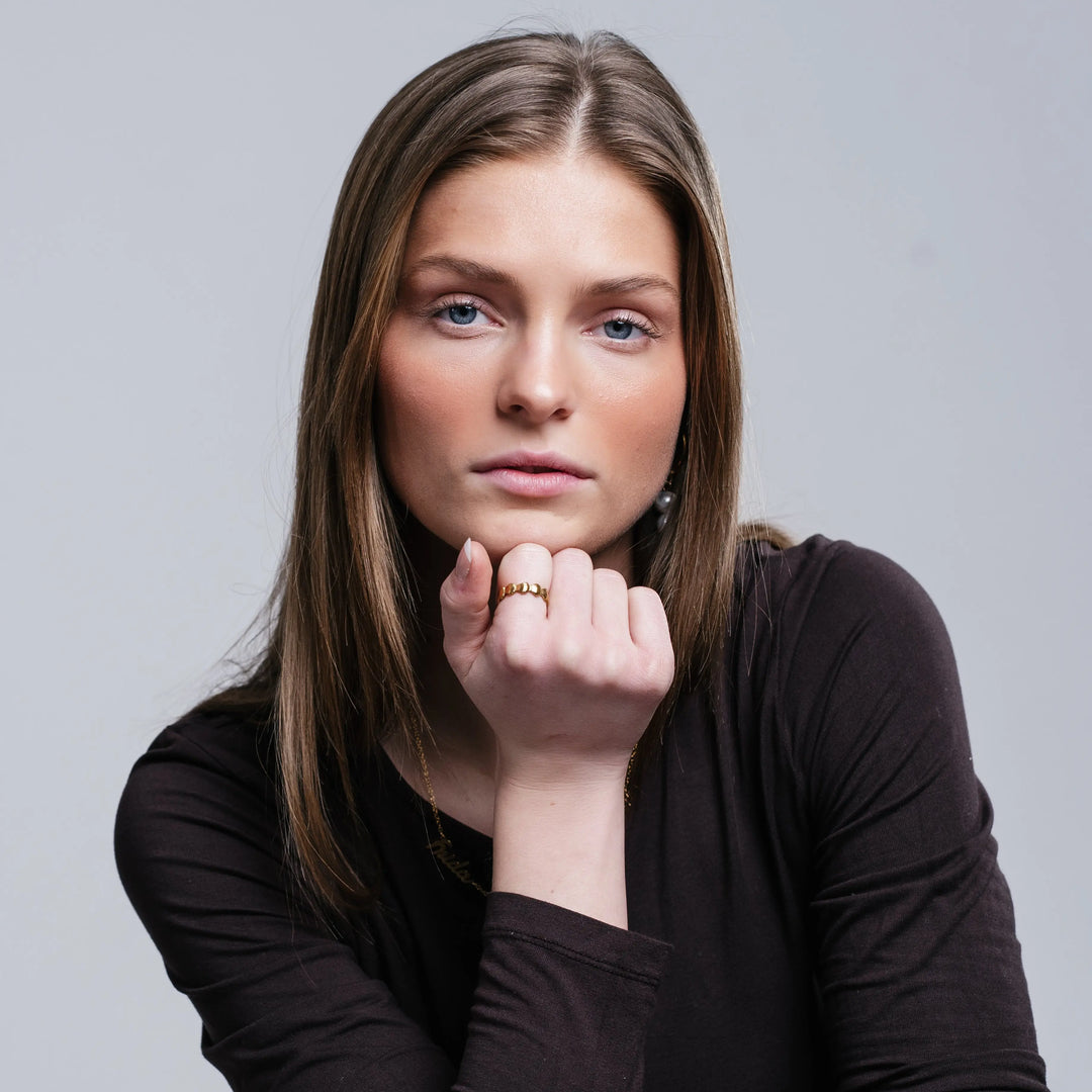 Shell Ring (Guld) AMANTÉ COPENHAGEN