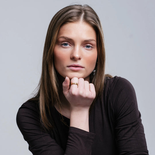 Shell Ring (Guld) AMANTÉ COPENHAGEN