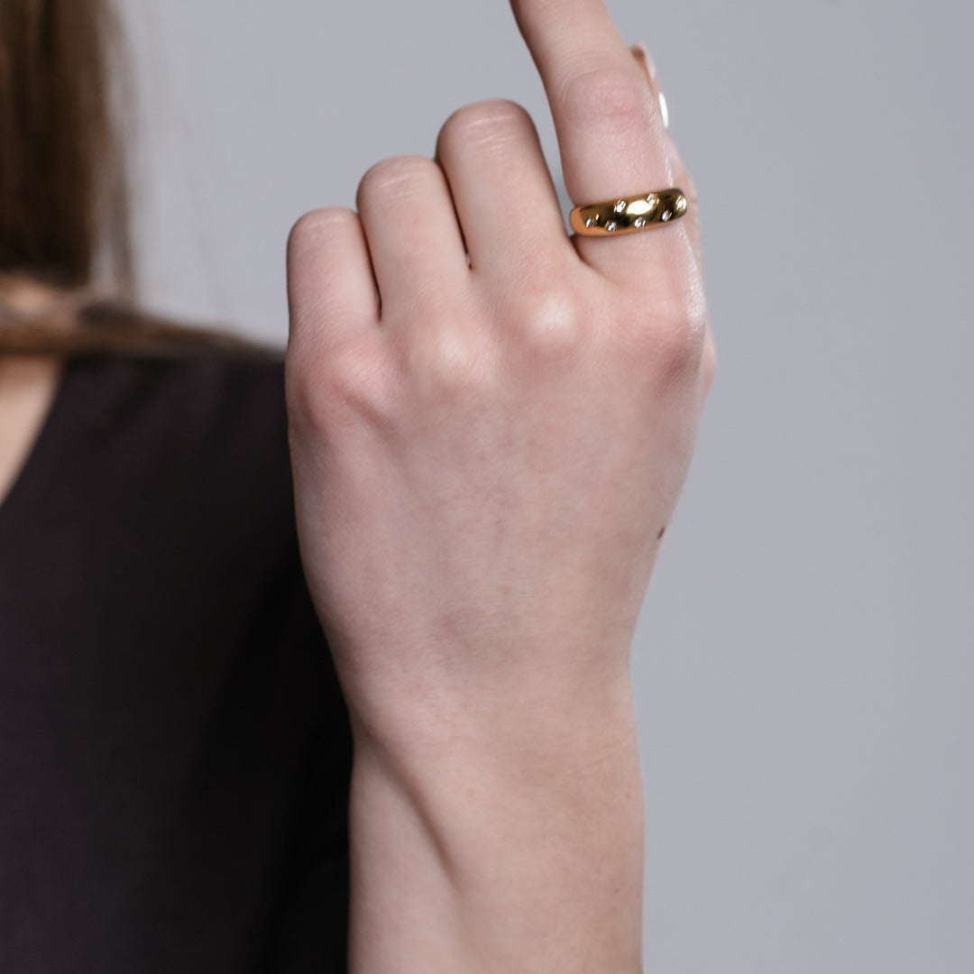 Stella Ring (Guld) AMANTÉ COPENHAGEN
