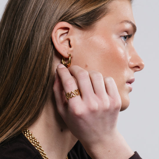 Valora Ring (Guld) AMANTÉ COPENHAGEN