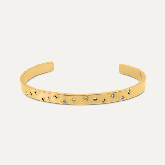 Solara Cuff Armbånd (Guld) AMANTÉ COPENHAGEN
