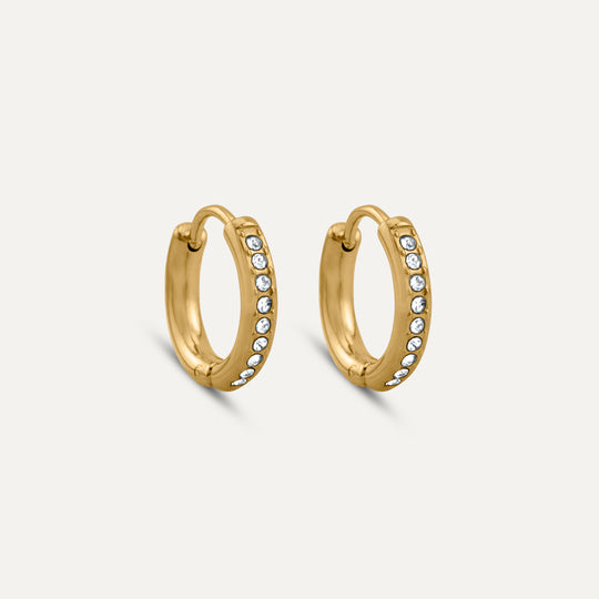 Zircon Mini Hoops (Guld)