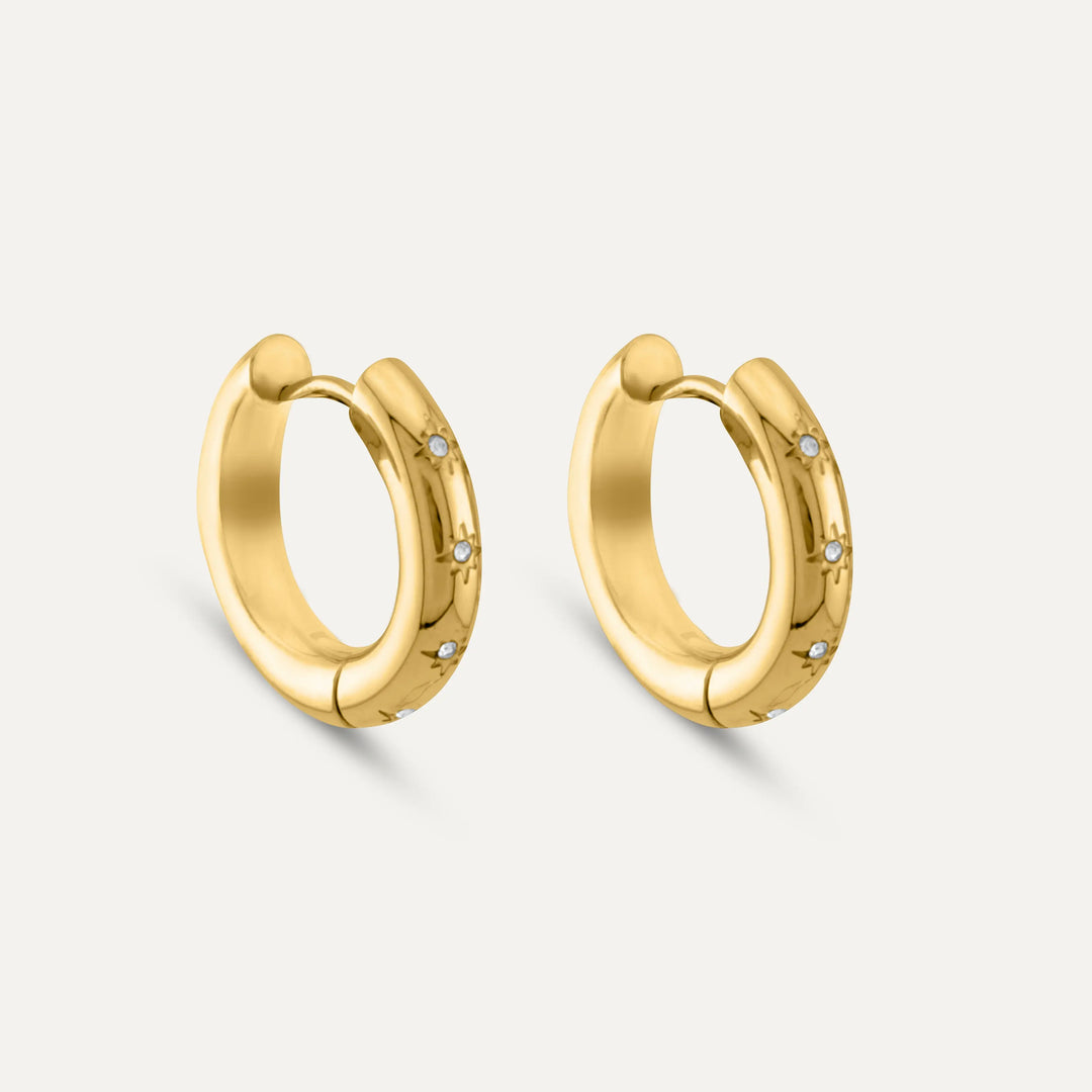 Solara Hoops (Guld) AMANTÉ COPENHAGEN